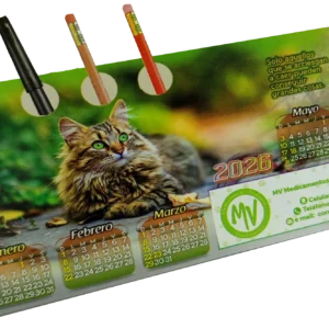 Calendario Escritorio - Triángulo 2026